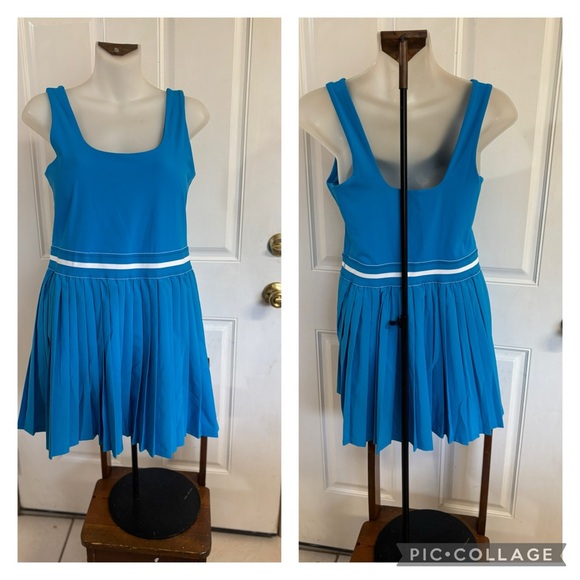 all in motion Dresses & Skirts - Med All In Motion Blue/White Tennis Active Athletic Dress with Built in Shorts.